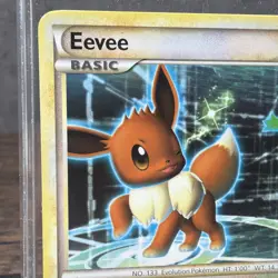 48/90 EEVEE Common Pokemon TCG HGSS HS UNDAUNTED - MP Non-Holo - Image 2