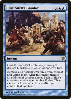 MTG - Illusionist's Gambit - Commander 2013 Edition - X1 - (LP) - - Image 1