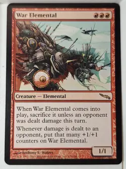 War Elemental - Mirrodin - Magic the Gathering MTG Nice! - Image 1