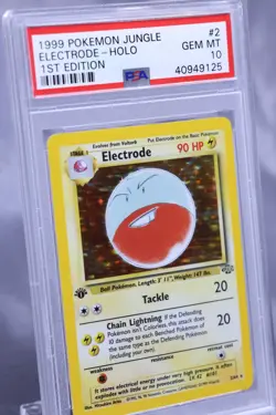 1999 Pokemon Electrode Holo, 1st Ed. Jungle #2/64, PSA 10 Gem Mint - Image 5