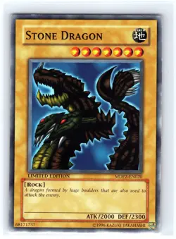 Yugioh Stone Dragon - LP 1st Edition Common - (MDP2-EN020) - Image 1
