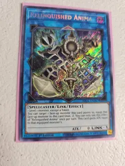 *** RELINQUISHED ANIMA *** 1ST EDITION SECRET RARE BROL-EN087 YUGIOH! - Image 1