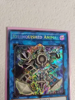 *** RELINQUISHED ANIMA *** 1ST EDITION SECRET RARE BROL-EN087 YUGIOH! - Image 2