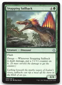 MTG Snapping Sailback U Ixalan 208 MP - Image 1