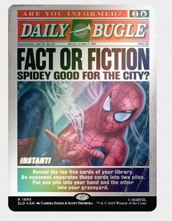 MTG Marvel's Spider-Man Secret Lair Drop PRESALE Daily Bugle Breaking News FOIL - Image 2