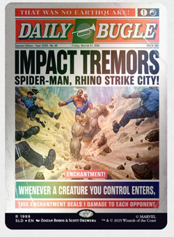 MTG Marvel's Spider-Man Secret Lair Drop PRESALE Daily Bugle Breaking News FOIL - Image 3