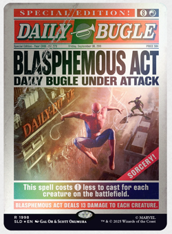 MTG Marvel's Spider-Man Secret Lair Drop PRESALE Daily Bugle Breaking News FOIL - Image 5