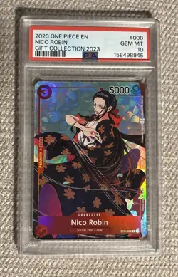 2023 ONE PIECE GIFT COLLECTION 2023 #008 NICO ROBIN PSA 10 - Image 1