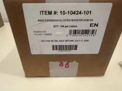 Pokemon TCG ME05 PITCH BLACK SLEEVED BOOSTER CASE 144 ct Factory Sealed IN HAND - Image 1