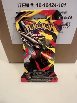 Pokemon TCG ME05 PITCH BLACK SLEEVED BOOSTER CASE 144 ct Factory Sealed IN HAND - Image 3
