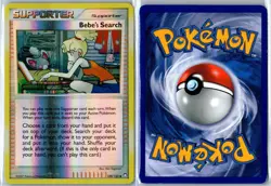 Pokemon Card - Bebe's Search Mysterious Treasures 109/123 Reverse Holo MP - Image 3