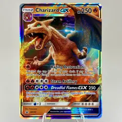 Charizard GX SM195 Black Star Promo Detective Pikachu Holo Pokemon Card MP - Image 1