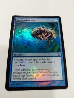 MTG 1x FOIL Oppressive Will Saviors of Kamigawa Pauper Magic the Gathering NM LP - Image 1