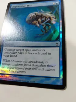 MTG 1x FOIL Oppressive Will Saviors of Kamigawa Pauper Magic the Gathering NM LP - Image 4