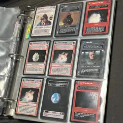 1995 Star Wars Black Border CCG Card Lot of 228 - Image 1