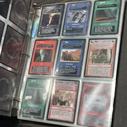 1995 Star Wars Black Border CCG Card Lot of 228 - Image 2