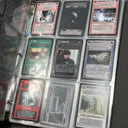 1995 Star Wars Black Border CCG Card Lot of 228 - Image 5