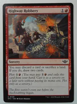 Highway Robbery *Common* Magic MtG x1 OTJ Outlaws of Thunder Junction - Image 1