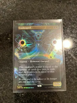 1x Cosmogoyf MTG Edge of Eternities Borderless Rare Foil NM - Image 1