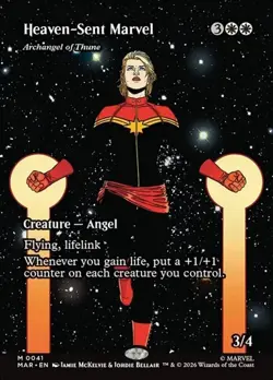 Archangel of Thune "Heaven-Sent Marvel" - Extended Art MAR NM MTG - Image 1