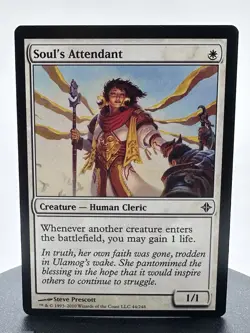 Soul’s Attendant Rise of the Eldrazi 44/248 MTG White Human Cleric NM - Image 1