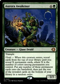 MTG Aurora Awakener NON FOIL NM M 165 Lorwyn Eclipsed - Image 1