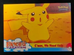 Pokemon Card - C'mon, We Need Help - #53 - Pikachu's Vacation - Topps p32 - Image 1