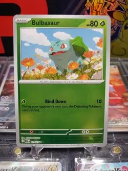 Bulbasaur 001/132 Common Reverse Holo Pokemon TCG Mega Evolutions - Image 1