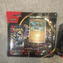 Pokemon TCG Mega Evolution: Pitch Black Booster Bundle - 4 Packs Gyarados - Image 2
