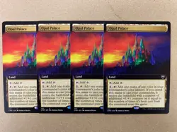 MTG 4x EXTENDED ART Opal Palace # 707 Commander Legends Magic Gathering x4 NM - Image 1