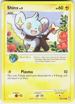 Shinx 98/123 Common Mysterious Treasures Pokemon Near Mint - Image 1