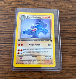 Pokemon TCG Team Rocket 1st Edition Dark Machamp Holo Rare 10/82 2000 ENG - Image 1