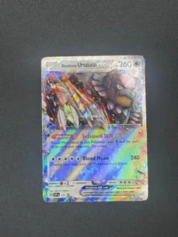 Pokemon TCG: Bloodmoon Ursaluna ex SVP 177 Black Star Promo - Image 1