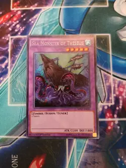 Yugioh Sea Monster of Theseus MP17-EN231 1ST ED NM SECRET - Image 1