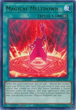 Yugioh Magical Meltdown MAGO-EN152 1st Edition Gold Rare M/NM - Image 1