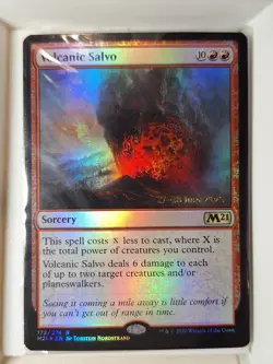 Volcanic Salvo - FOIL - SEALED Prerelease Promo - Magic the Gathering MTG - Image 1