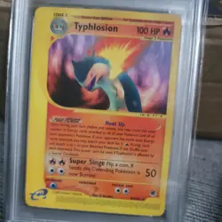 Pokemon PSA 10 GEM MINT Typhlosion 65/165 Expedition Non-Holo Rare 2002 - Image 2