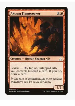 Akoum Flameseeker | MTG Oath of the Gatewatch | EDH Ally Tribal | LP - Image 1