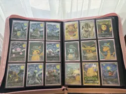 Pokemon Van Gogh Inspired Custom Art Card Collection Set (18 Cards) (Sleeved) - Image 1