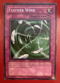 Feather Wind - -- - (Holo Rare - 'TRAP-COUNTER' Yu-Gi-Oh! Trading Card). - Image 1