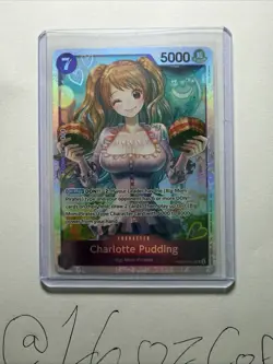 Charlotte Pudding PRB02-010 Full Art Foil Premium Booster Vol.2 One Piece Card - Image 1