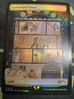 *FOIL* Command Tower Secret Lair The Princess Bride 744 MTG NM - Image 1