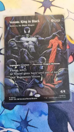 Venom King In Black Skithiry x The Blight Dragon Spider-Man MTG 0022 FULL ART - Image 4