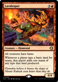 MTG Lavaleaper NON FOIL NM R 150 Lorwyn Eclipsed - Image 1