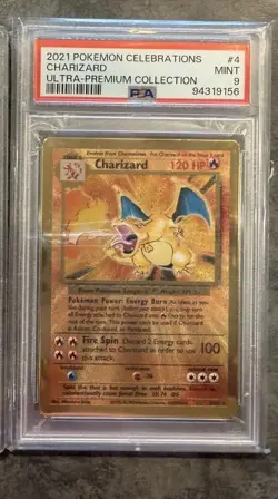 2021 POKEMON CELEBRATIONS ULTRA-PREMIUM COLLECTION #4/102 CHARIZARD PSA 9 - Image 1