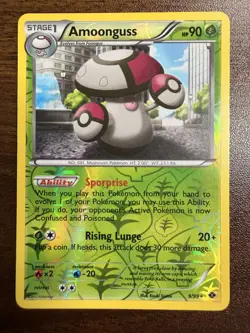 POKEMON CARD 2012 NEXT DESTINIES AMOONGUSS 9/99 RH REVERSE HOLO - Image 1