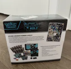 Pokemon TCG: Scarlet & Violet Black Bolt ETB Elite Trainer Box - Factory Sealed - Image 4