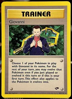 VLP 🔥 Pokemon Card - Giovanni Gym Challenge 104/132 Rare - Image 1