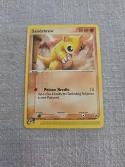 Sandshrew 75/100 Common Sandstorm Pokemon Lightly Played - Image 1