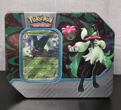 Pokemon TCG Paldea Partners Tin Meowscarada ex Brand New Sealed Unopened Tin - Image 1